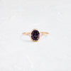 Evenfall Ring, 2ct. Purple Montana Sapphire (14k Yellow Gold)