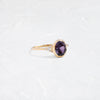 Zoom in on Evenfall Ring, 2ct. Purple Montana Sapphire (14k Yellow Gold)