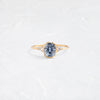 Evenfall Ring, 1.5ct. Blue Montana Sapphire (14k Yellow Gold)