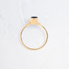 Zoom in on Evenfall Ring, 1.47ct. Green-Blue Australian Sapphire (14k Yellow Gold)