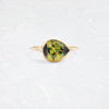 Evenfall Ring, 2.77ct. Greenish-Yellow Thai Sapphire (14k Yellow Gold)