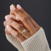Zoom in on Snowdrift Ring, 1.49ct. Yellowish Green Montana Sapphire
