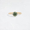 Edison Ring, 1.04ct. Green Diamond (14k Yellow Gold)