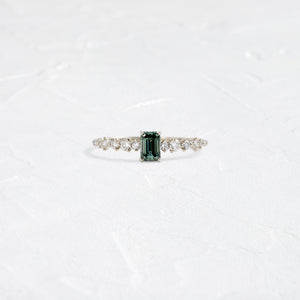 |0.32ct. Green Diamond -  14k White Gold