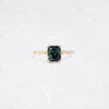 Zoom in on Distance Ring, 2.05ct. Greenish-Blue Australian Sapphire (14k Yellow Gold)