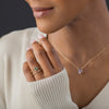 Zoom in on Distance Ring, 1ct. Yellow-Green Australian Sapphire