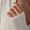 Zoom in on Distance Ring, 1ct. Yellow-Green Australian Sapphire