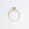 Distance Ring, 1ct. Yellow-Green Australian Sapphire (14k Yellow Gold)