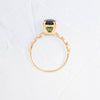 Zoom in on Distance Ring, 2.63ct. Green-Blue Australian Sapphire (14k Yellow Gold)