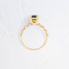 Zoom in on Distance Ring, 2.02ct. Bluish Green Thai Sapphire (14k Yellow Gold)