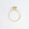 Poppy Seed Ring, 1.5ct. Lab-Grown Green Diamond (14k Yellow Gold)