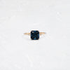 Poppy Seed Ring, 2.01ct. Deep Blue Diamond - OOS (14k Yellow Gold)