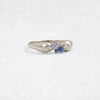 Pinched Band in Lilac (14k White Gold)