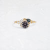 Precipice Ring, 0.98ct. Mauve Montana Sapphire (14k Yellow Gold)