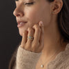 Zoom in on On The Horizon Ring, 1.25ct. Lab-Grown Green Diamond (14k Yellow Gold)
