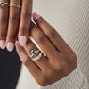 On The Horizon Ring, 2.21ct. Lab-Grown Green Diamond