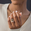 On The Horizon Ring, 2.21ct. Lab-Grown Green Diamond