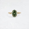Zoom in on On The Horizon Ring, 2.21ct. Lab-Grown Green Diamond (14k Yellow Gold)