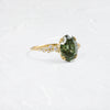 On The Horizon Ring, 2.21ct. Lab-Grown Green Diamond (14k Yellow Gold)