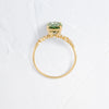 On The Horizon Ring, 2.21ct. Lab-Grown Green Diamond (14k Yellow Gold)