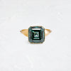 Elixir Ring, 5.08ct. Green Diamond (14k Yellow Gold)