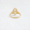 Elixir Ring, 3.02ct. Lab-Grown Marquise Cut (14k Yellow Gold)