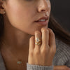 Elixir Ring, 3.02ct. Lab-Grown Marquise Cut