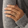 Zoom in on Formation Ring, 1.15ct. Lab-Grown Orangey-Pink Diamond