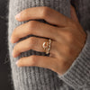 Formation Ring, 1.15ct. Lab-Grown Orangey-Pink Diamond