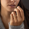 Formation Ring, 1.15ct. Lab-Grown Orangey-Pink Diamond
