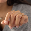 Formation Ring, 1.15ct. Lab-Grown Orangey-Pink Diamond