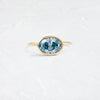 Formation Ring, 2.07ct. Blue Diamond - OOS (14k Yellow Gold)