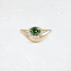 Astronomer Ring, 1ct. Mint Green Demantoid Garnet (14k Yellow Gold)