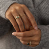 Astronomer Ring, 1ct. Mint Green Demantoid Garnet