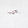 Zoom in on Grand Cresting Ring - Purple (14k White Gold, Purple)