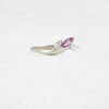 Zoom in on Grand Cresting Ring - Purple (Purple, 14k White Gold)