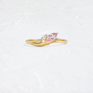 |14k Yellow Gold|Pink