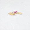 Grand Cresting Ring - Dusty Rose (Dusty Rose, 14k Yellow Gold)