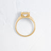 Elixir Ring, 3.13ct. Lab-Grown Asscher Cut (14k Yellow Gold)
