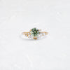 Precipice Ring, 0.83 Green Diamond (14k Yellow Gold)