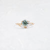 Precipice Ring, 0.78 Green Diamond (14k Yellow Gold)