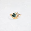 Fragments Ring, 1.33ct. Blue-Green Diamond - OOS (14k Yellow Gold)