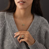 Zoom in on Emboss Ring, 1.5ct. Lab-Grown Green Diamond