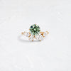 Zoom in on Traverse Ring, 1.69ct. Lab-Grown Mint Green Diamond (14k Yellow Gold)