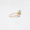 Zoom in on Traverse Ring, 1.69ct. Lab-Grown Mint Green Diamond (14k Yellow Gold)