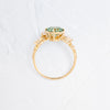 Zoom in on Traverse Ring, 1.69ct. Lab-Grown Mint Green Diamond (14k Yellow Gold)