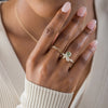 Zoom in on Traverse Ring, 1.69ct. Lab-Grown Mint Green Diamond