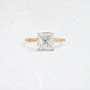 Zoom in on Hillside Ring, Cushion Cut (14k Yellow Gold)