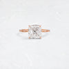 Zoom in on Hillside Ring, Cushion Cut (14k Rose Gold)