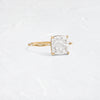 Zoom in on Hillside Ring, Cushion Cut (14k Yellow Gold)
